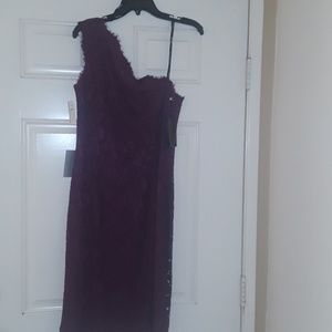 One shoulder Tadashi Dress